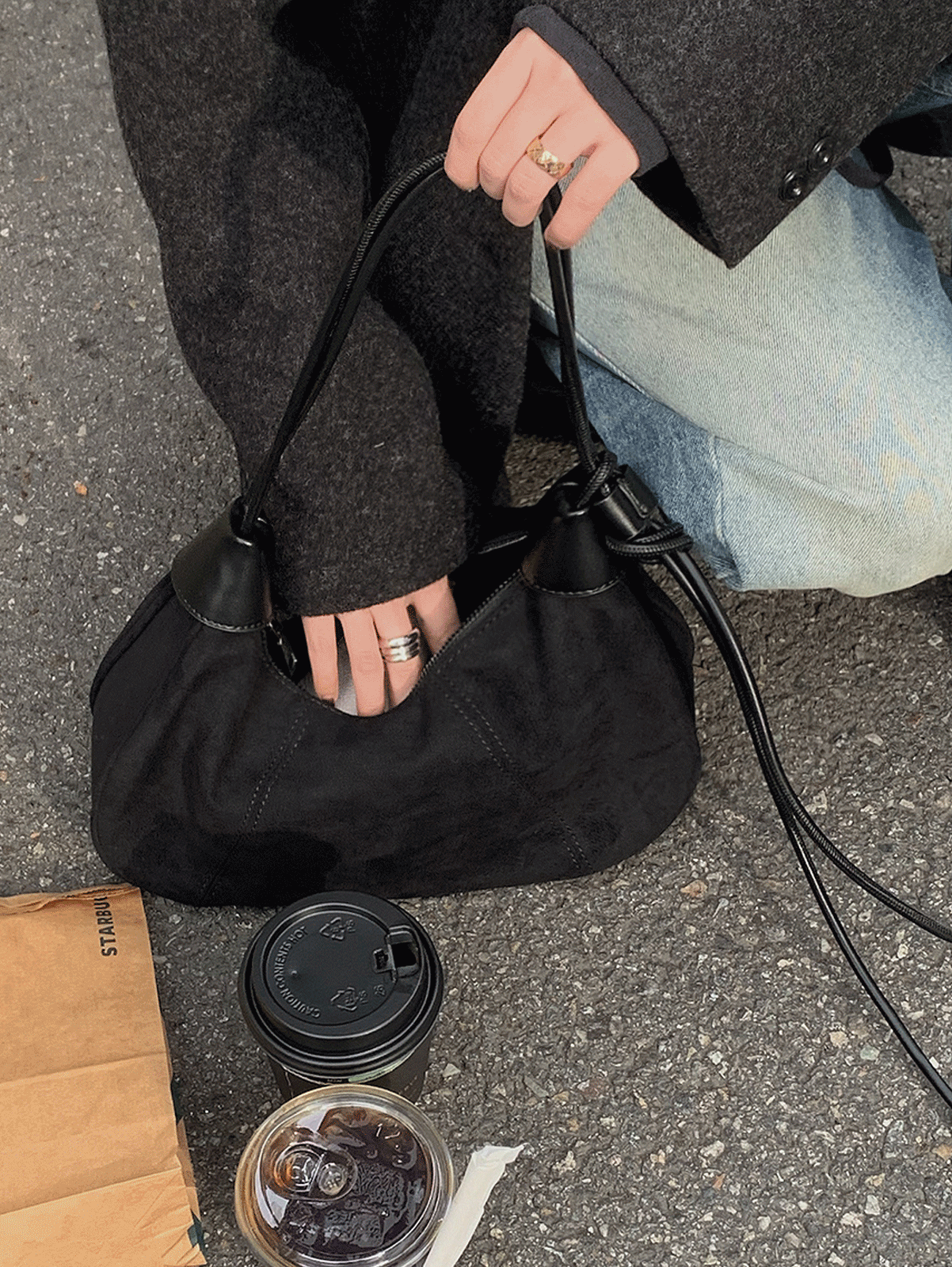 어리틀빗 lan shoulder bag (4color)