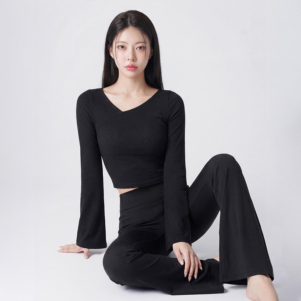 벨 슬리브 커버업 블랙