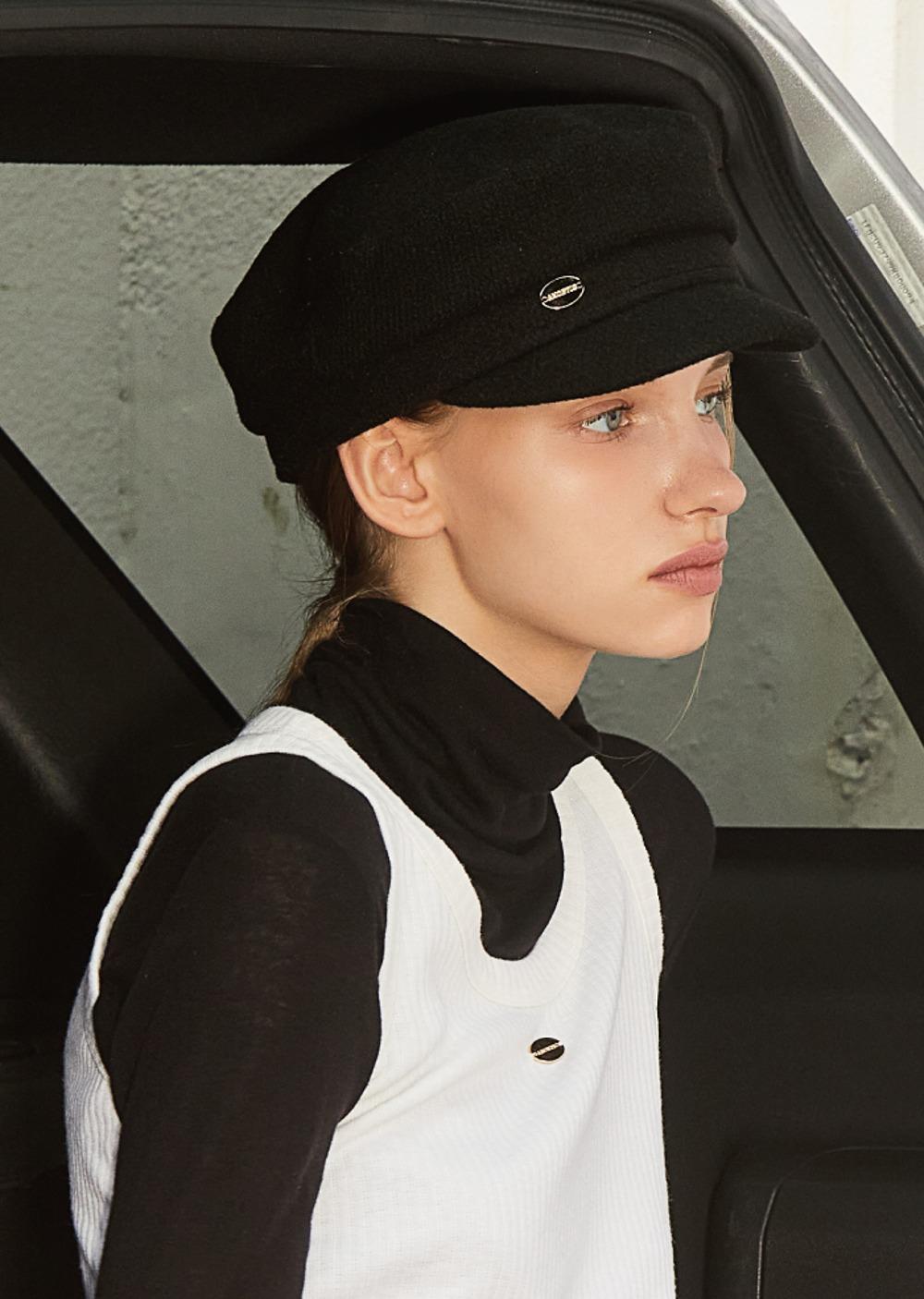 ANC NEWSBOY CAP_BLACK