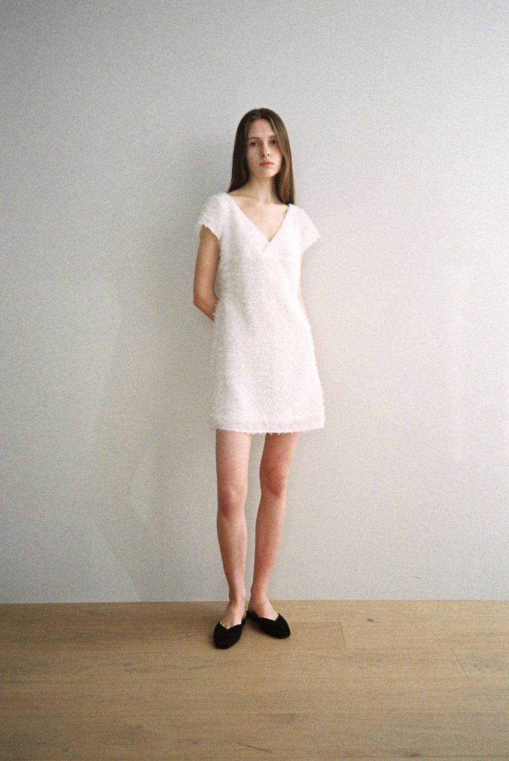 [3/24 예약출고] Dandelion Mini Dress (white)