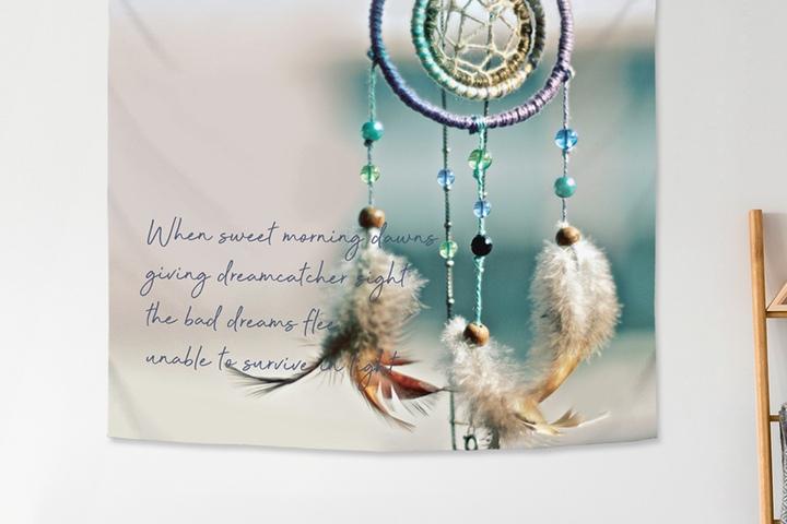 드림캐쳐 보헤미안 대형 패브릭포스터 / 가리개커튼 150x130