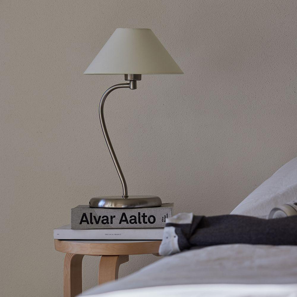 블로썸 테이블 램프-실버바디