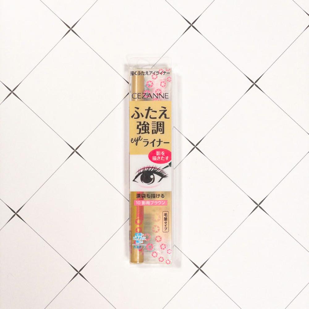 세잔느 워터프루프 애교살, 쌍커풀 아이라이너 쉐딩용 브라운 0.5ml