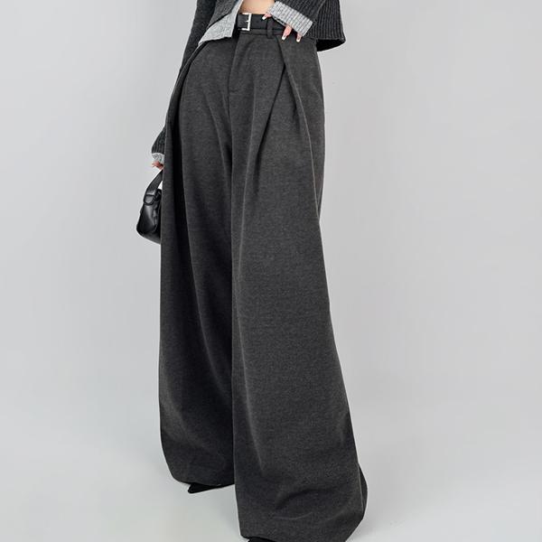 [수입] 리쥬 루즈핏 핀턱 팬츠