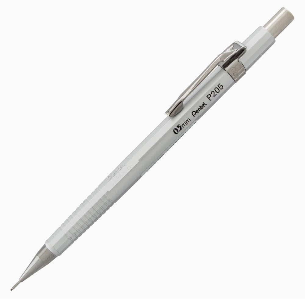 펜텔 P205 한정판 유광펄실버 0.5MM 일본 고급샤프펜슬