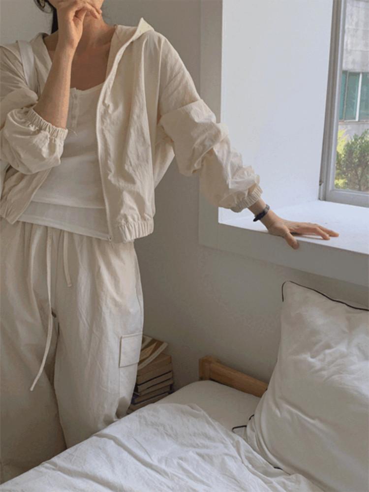 [MADE] [당일발송] 서피 썸머 블루종 후드 점퍼(cream)