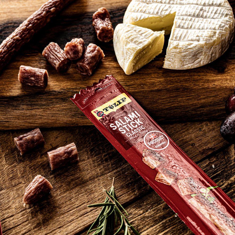 튤립 살라미스틱 28g 살라미햄 맥주안주 스모크햄 데니쉬크라운