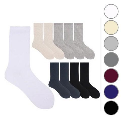 두발로 여성용 럭셔리 골지 장목 양말 10켤레