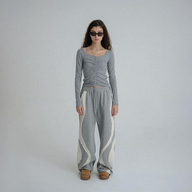 SUNDAY WAVE SWEAT PANT GRAY
