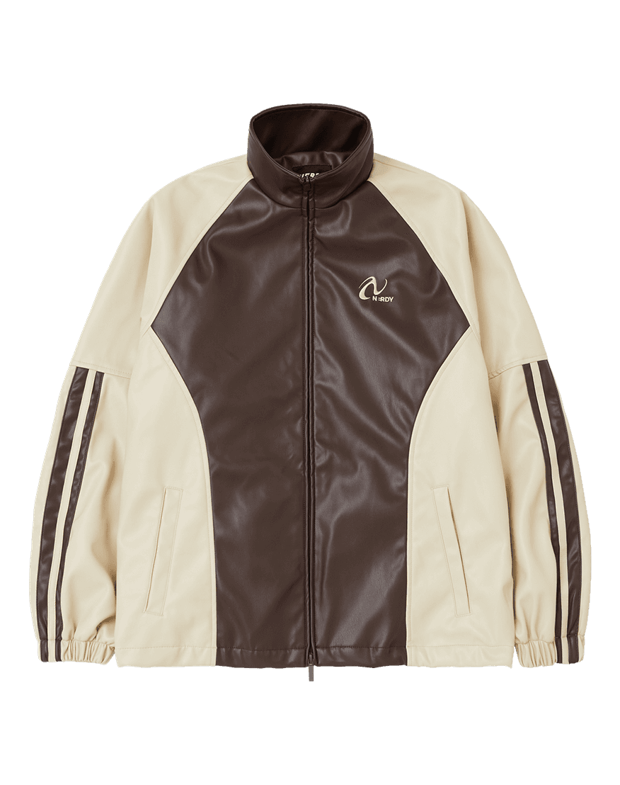 에코 레더 트랙 탑 브라운