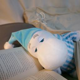 "꿀잠 선물 힐링 메이트" 파자마 무민 캐릭터 인형 30cm