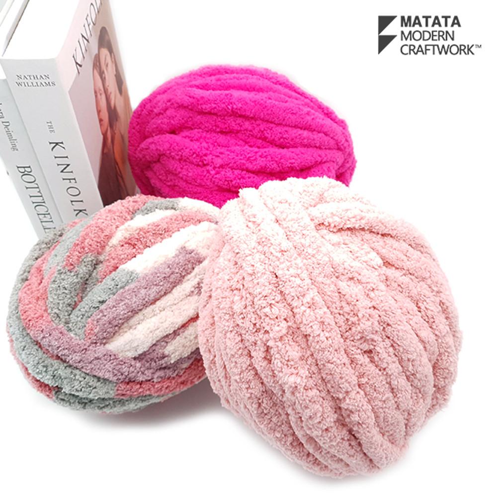 (10+1)마타타 자이언트 마시멜로 20mm 청키 수면사 점보 빅얀