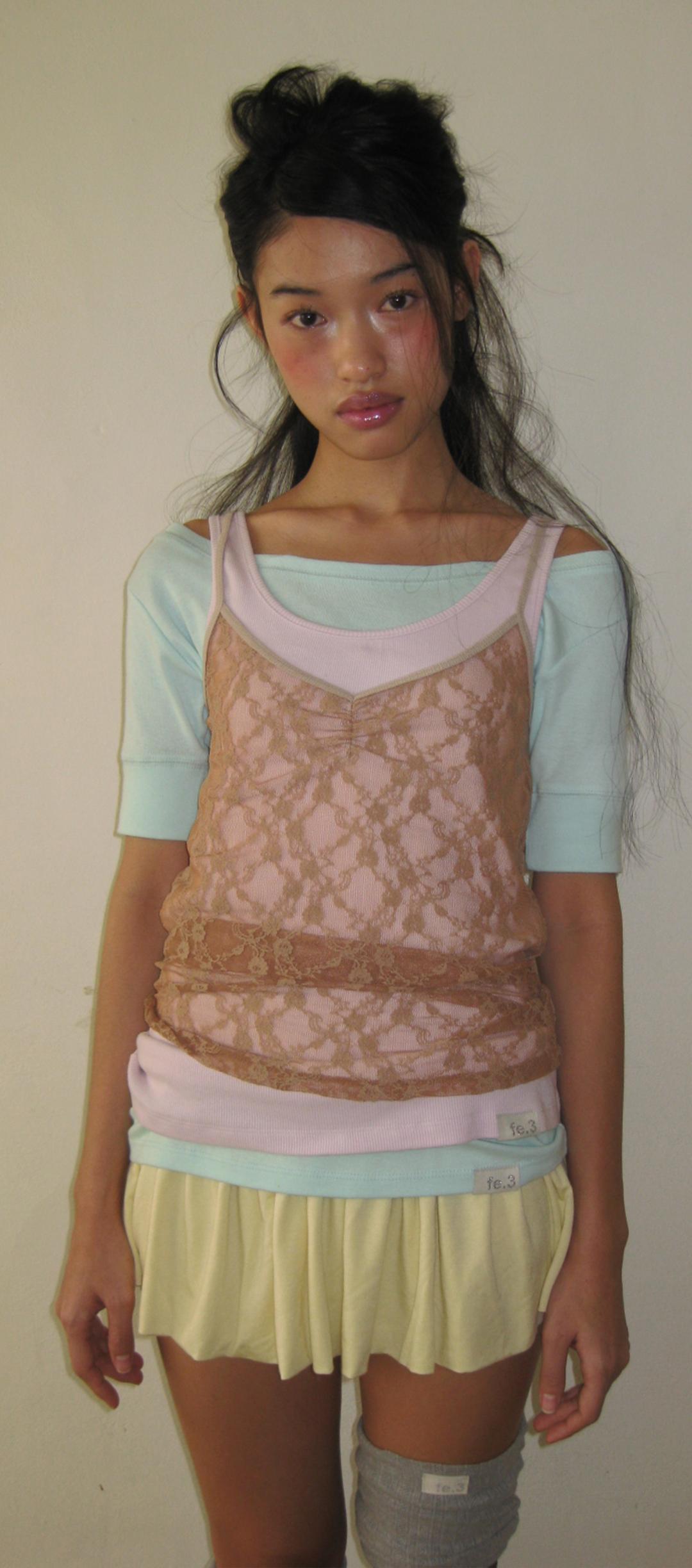 [fe.3] lace sleeveless (nude)