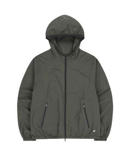 CHECK WINDBREAKER_MUD KHAKI