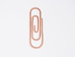Paperclip 3D Printed Bookmark - Putty
