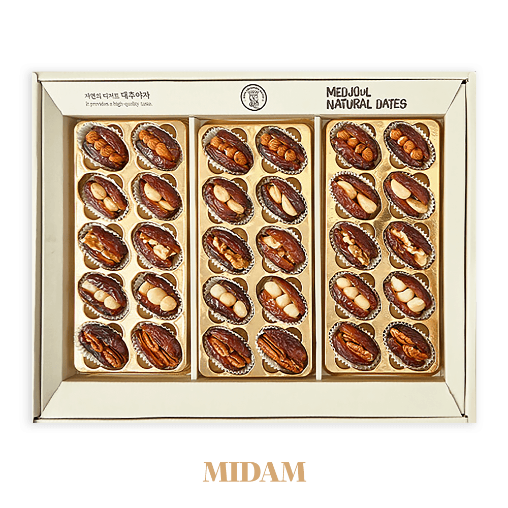 자연 그대로 건강한, 대추야자 견과 선물세트