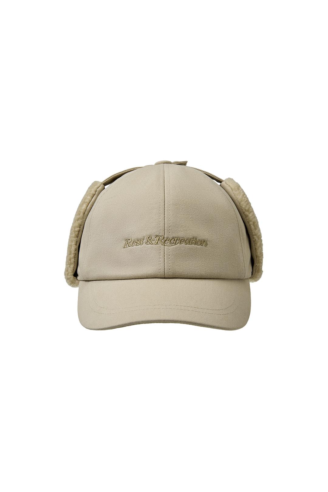 EAR FLAP CAP - BEIGE