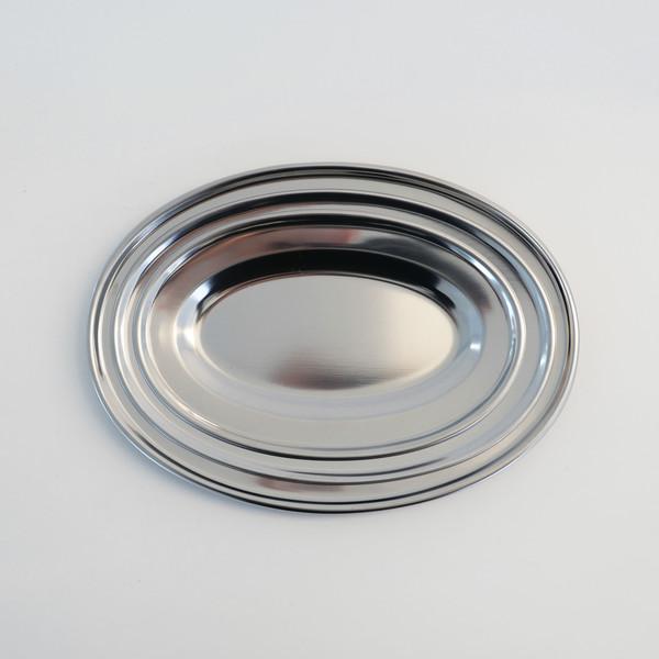 Stainless Oval Plates (3 Sizes)