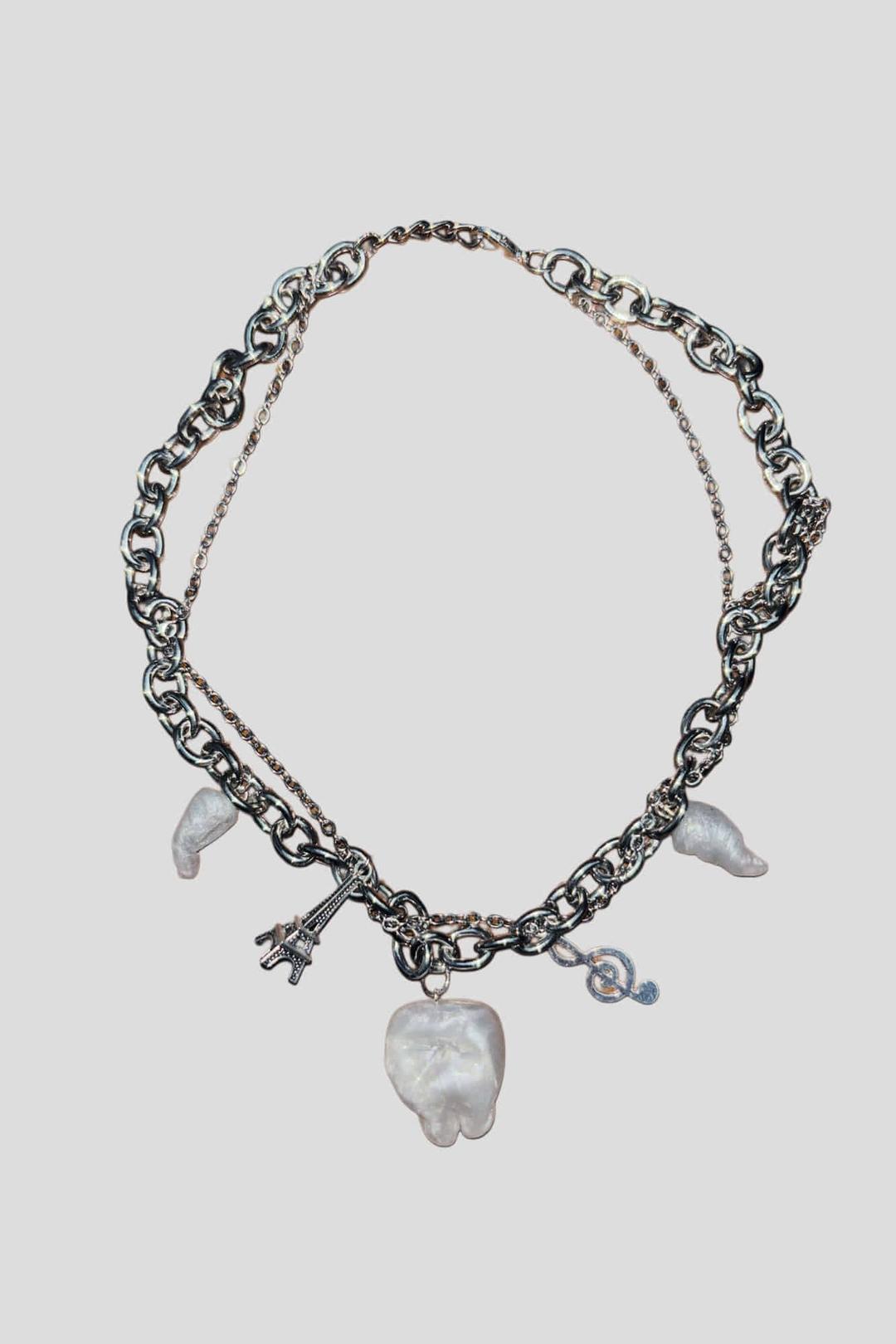 Tooth fairy travel Paris necklace