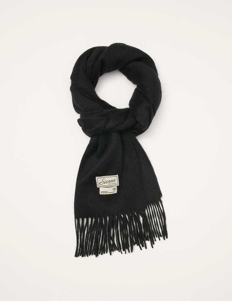 Cashmere100 Muffler (Black)