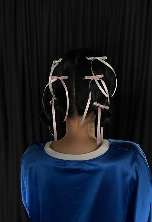 petit ribbon clip (2개 set)