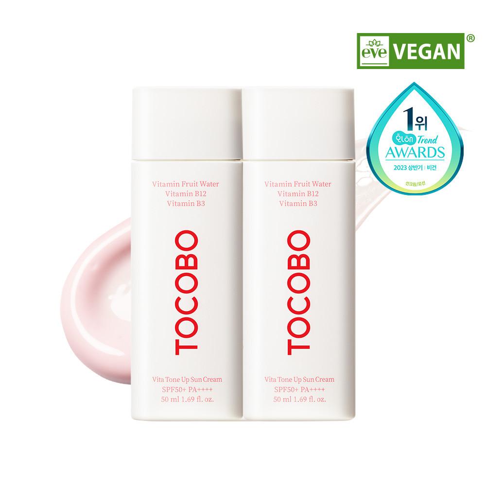 토코보 비타 톤업 선크림 50mL 듀오
