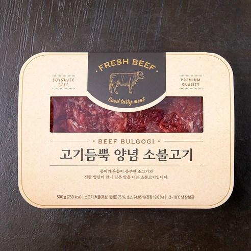 고기듬뿍 양념 소불고기 (냉장), 500g, 1개 - 가공육 | 쿠팡