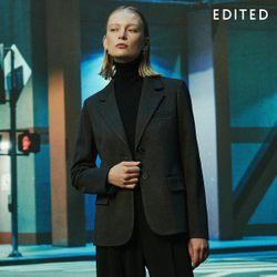 에디티드 EDITED 프리미엄  헤링본 재킷