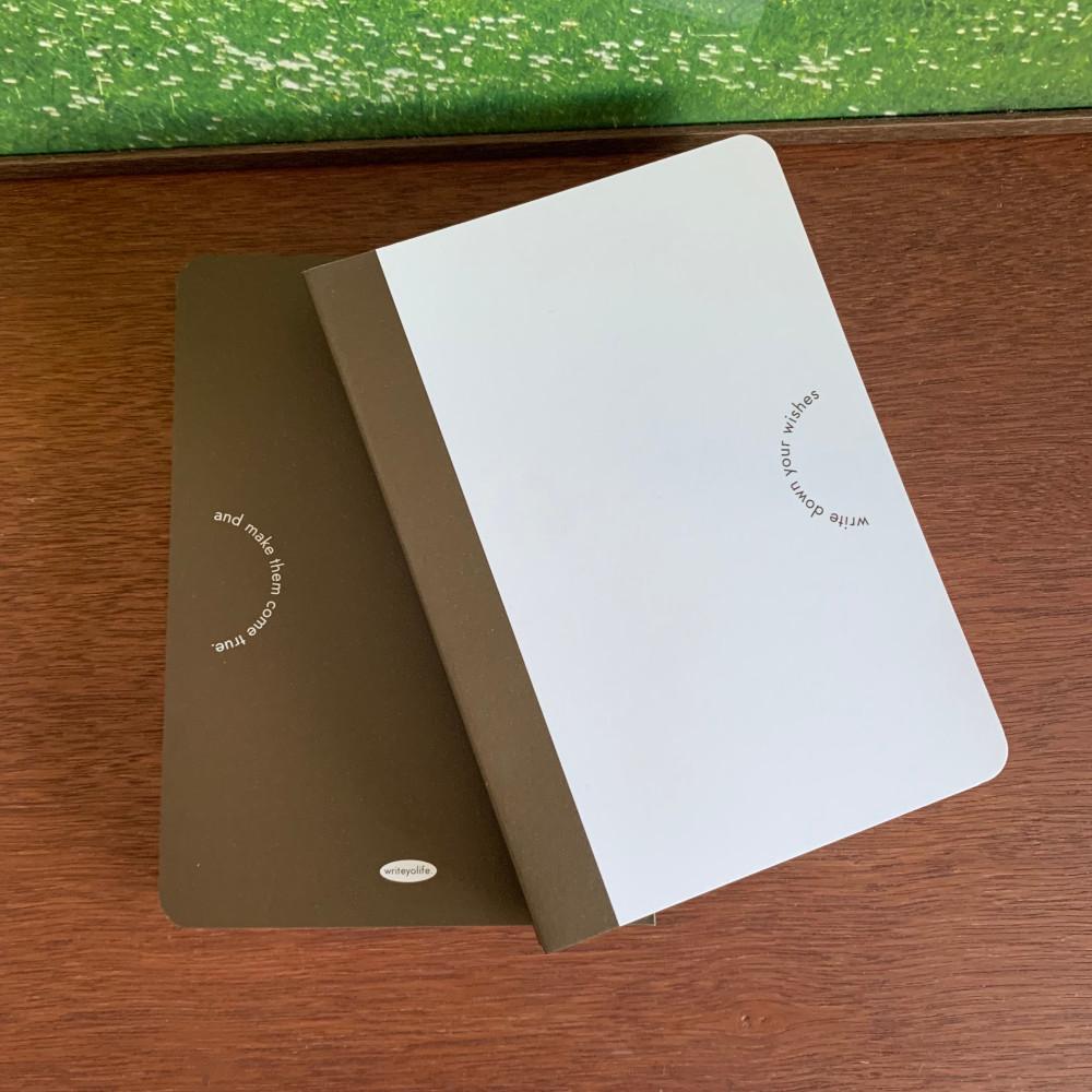 [wishful diary]Nut brown 위시풀 다이어리 심플한 만년 일기장 2023년