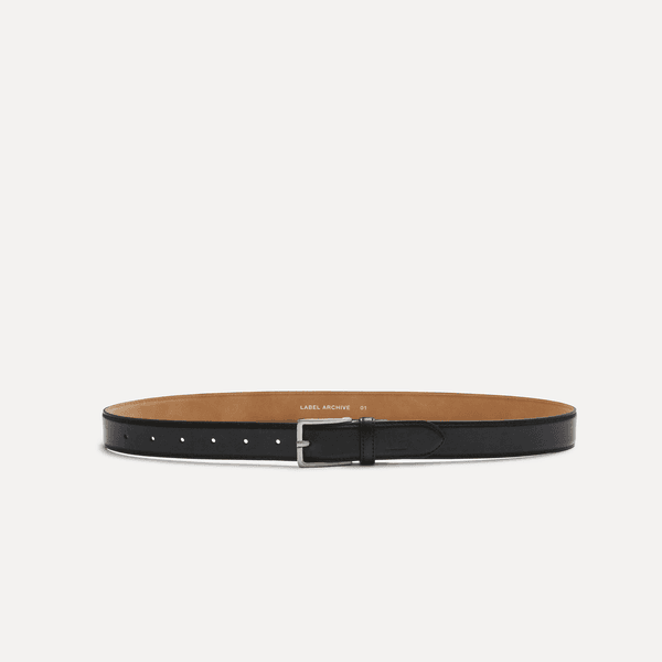 Vann pin-buckle belt black