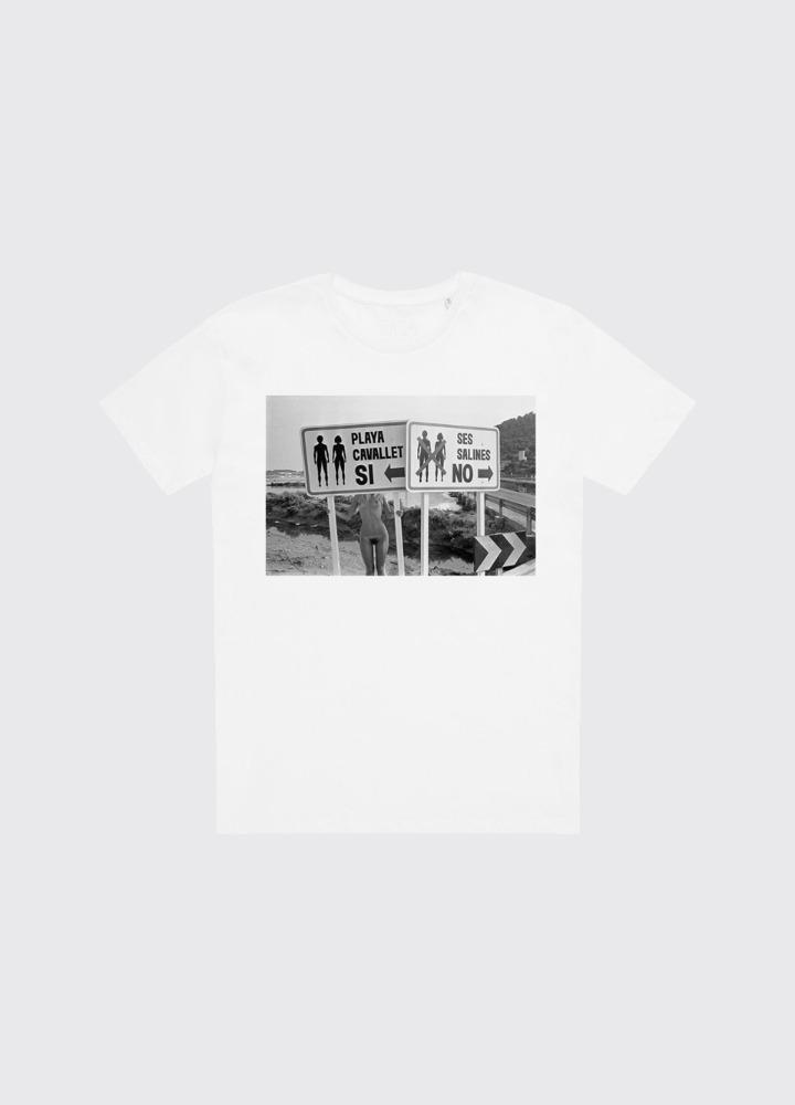 MASPONS SI NO T-SHIRT WHITE