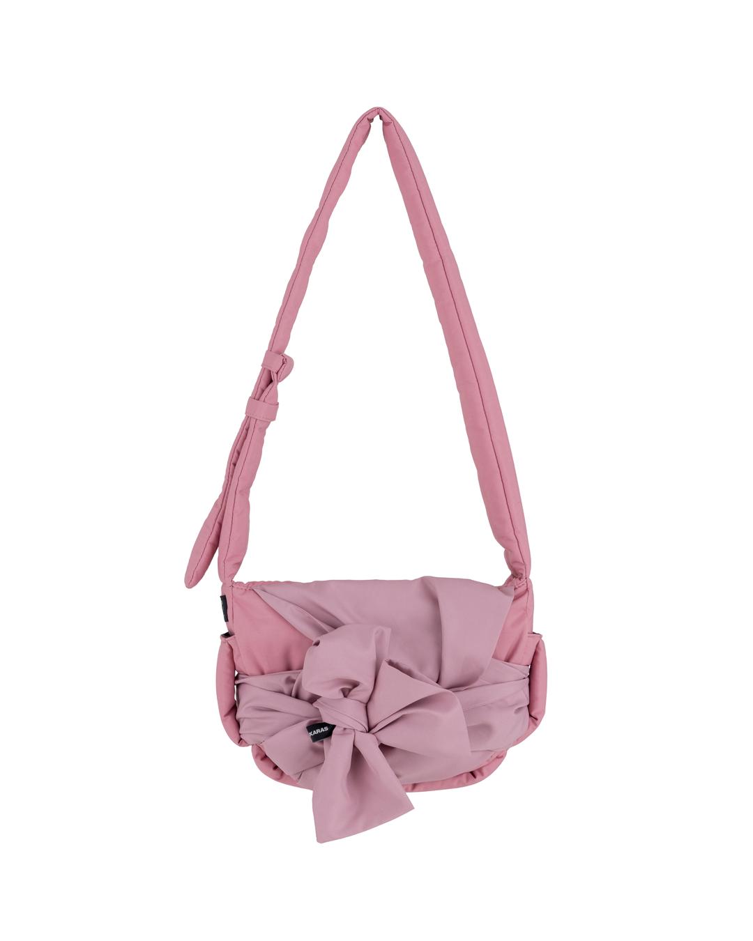 Knotted Mini Padding Bag (Old pink)