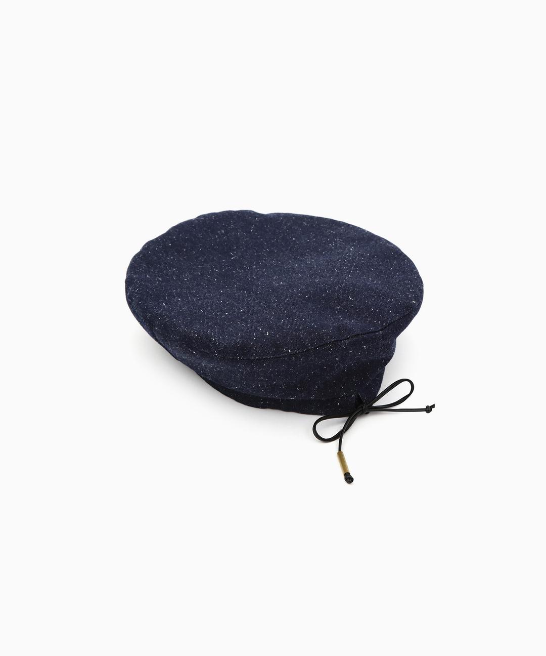 PLATE BERET / STRAP / DUST DENIM