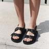 TRINITY BUCKLE SANDALS / BLACK