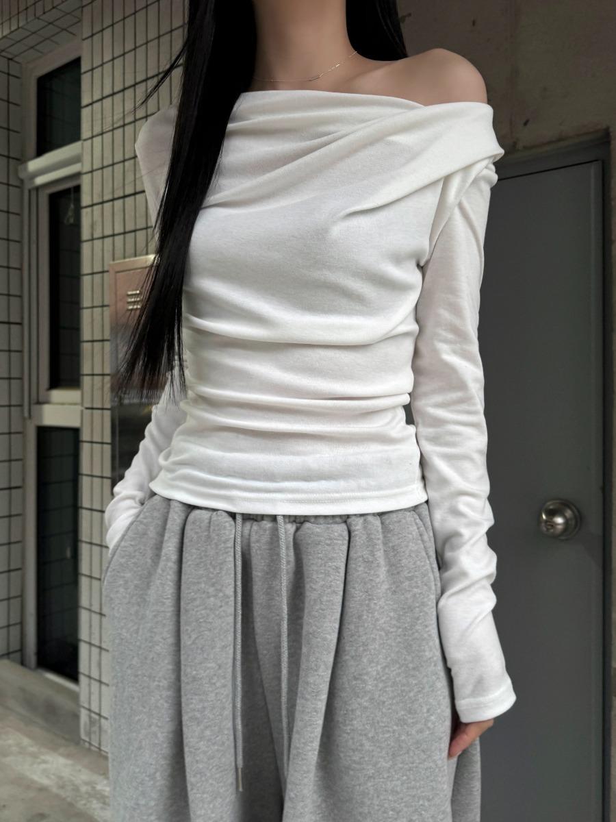 Dewy Drape Tee (2color)