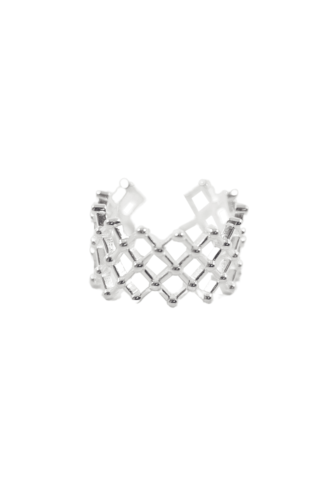 [Sepia] Net silver ring *925 silver