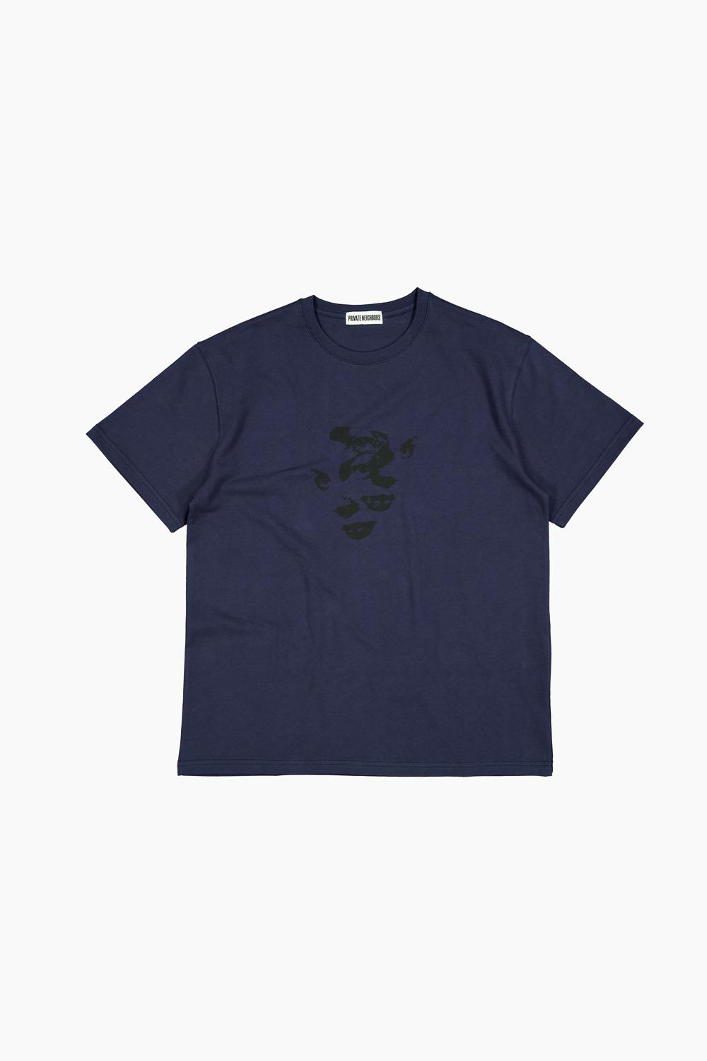 Two Face Tee - Navy