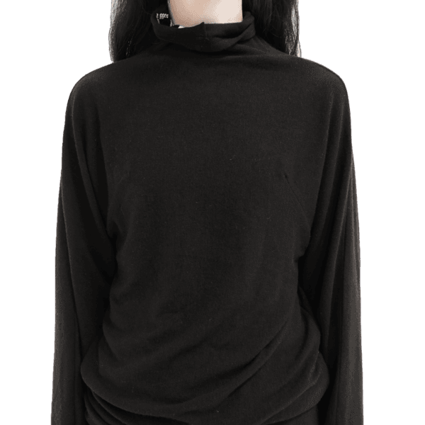 Uls Turtleneck Top - Deep Dark