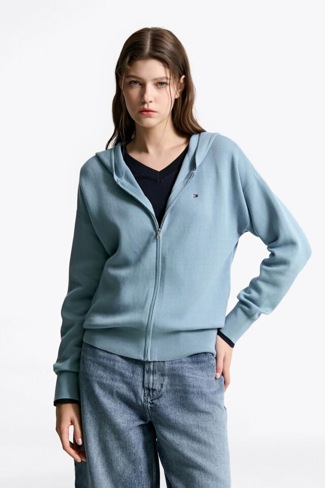 후드 집업 가디건