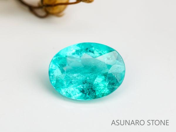 パライバトルマリン　オーバルカット　ブラジル産　0.13ct 　  【240125-2063】