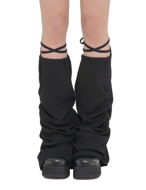 어글리쉐도우(UGLYSHADOW)  SHIRRING LEG WARMER(BLACK) - 사이즈 & 후기 | 무신사