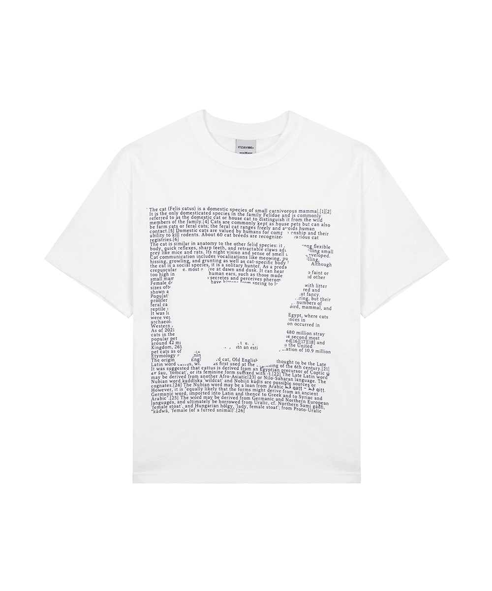 [IBB23UT03WH] NO COLOR SHADOW CAT - WHITE