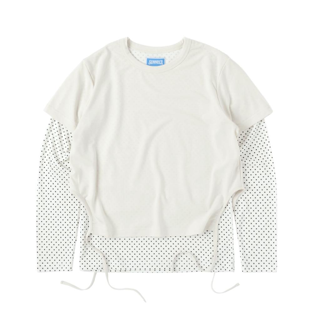 P.D. Layered LS Tee - White