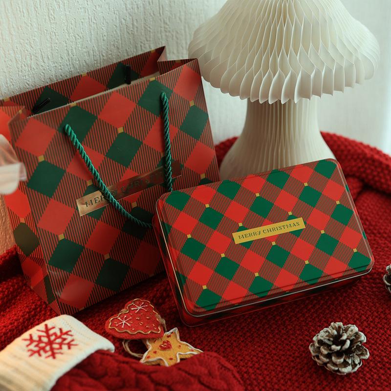 크리스마스 틴케이스 철제 다꾸 스티커 보관함 2종