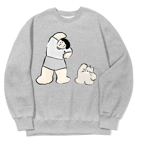 CAT GYMNASTICS SWEAT SHIRTS_3 COLOR