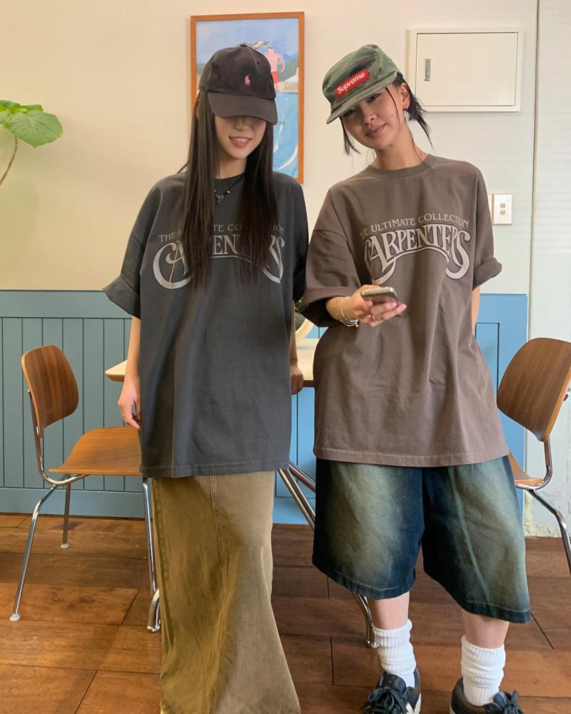 유니섹스 피그먼트 컬렉션 반팔 티셔츠 3c