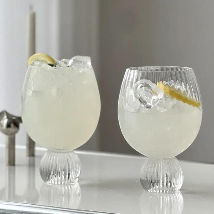 [1+1] 니코트 플리츠 글램 와인잔