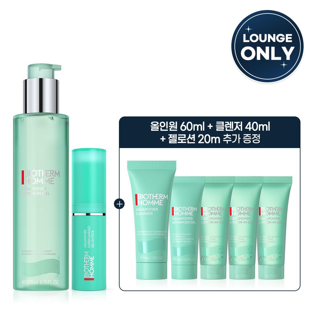 [라운지][손흥민 PICK] 아쿠아파워 올인원 + 스틱 듀오 세트 (+올인원 60ml, 클렌저 40ml, 젤로션 20ml)