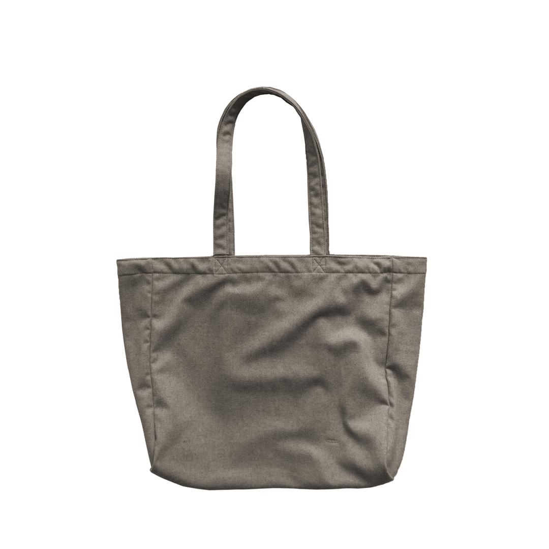 WOOL BLENDED SHOULDER BAG (Beige)