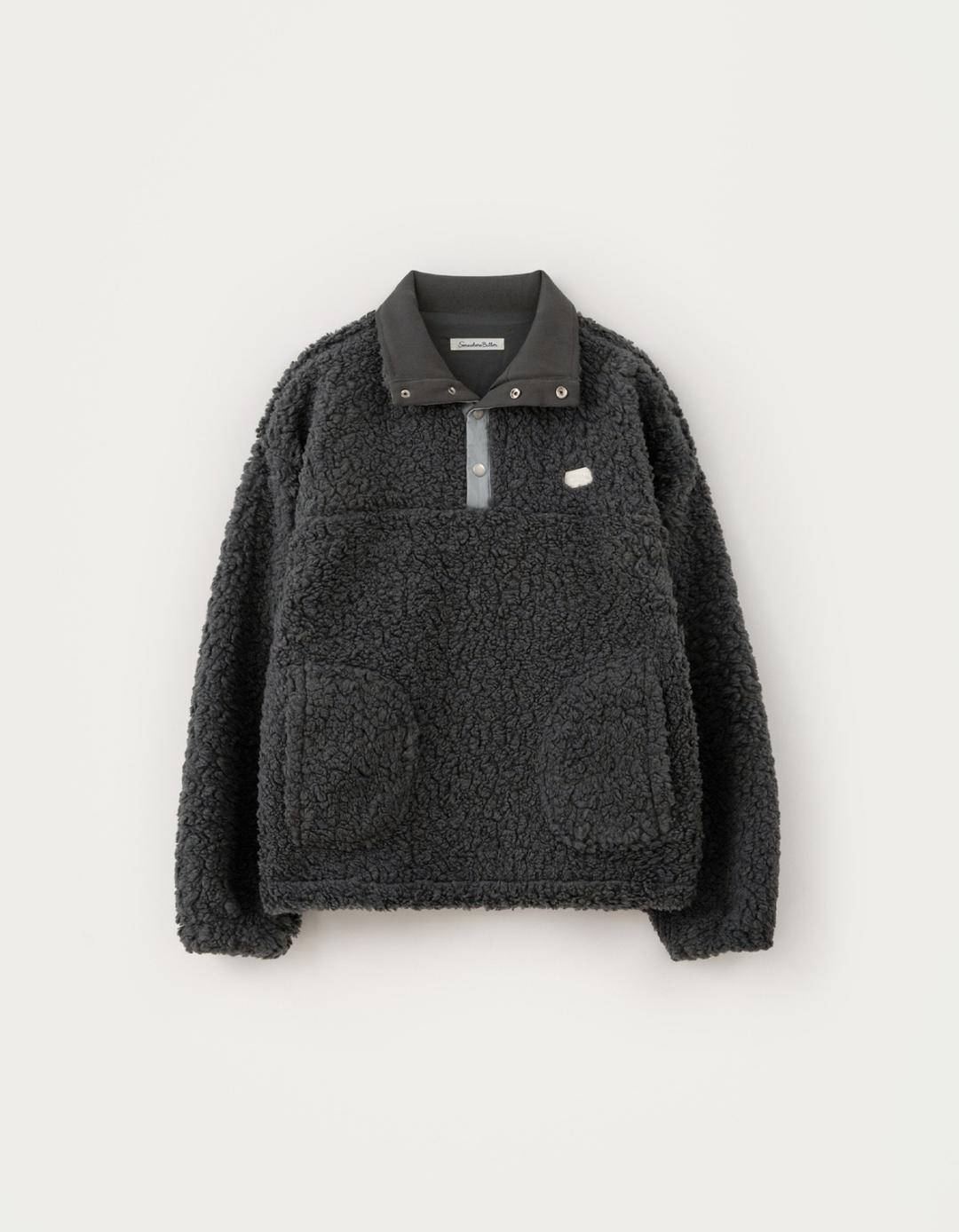 [Release] 12.18 출고 Toka Fleece Anorak - Charcoal